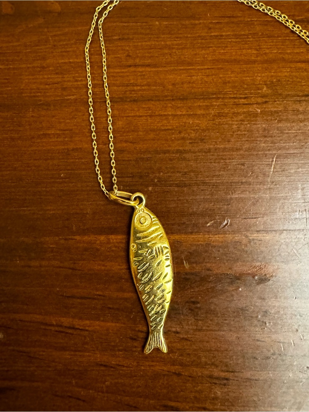 Alhaja Cult Store Sardina Gold Charm Necklace 18K plated - Picture 2 of 7